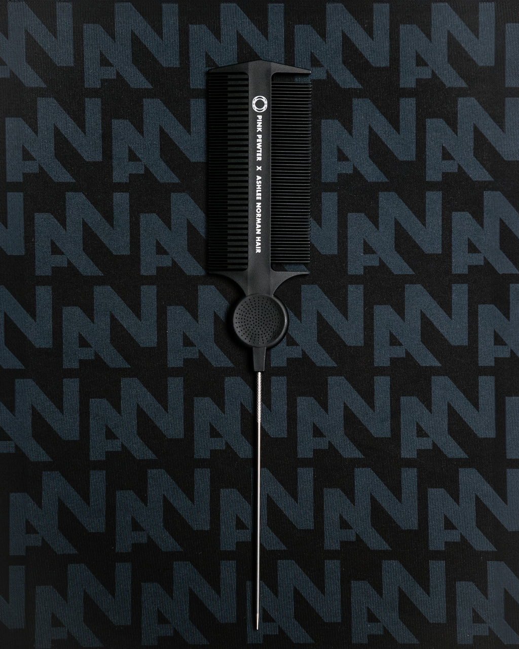 Triple Threat Carbon Fibre Tease, Weave and Lock Styling Comb (Black 11")